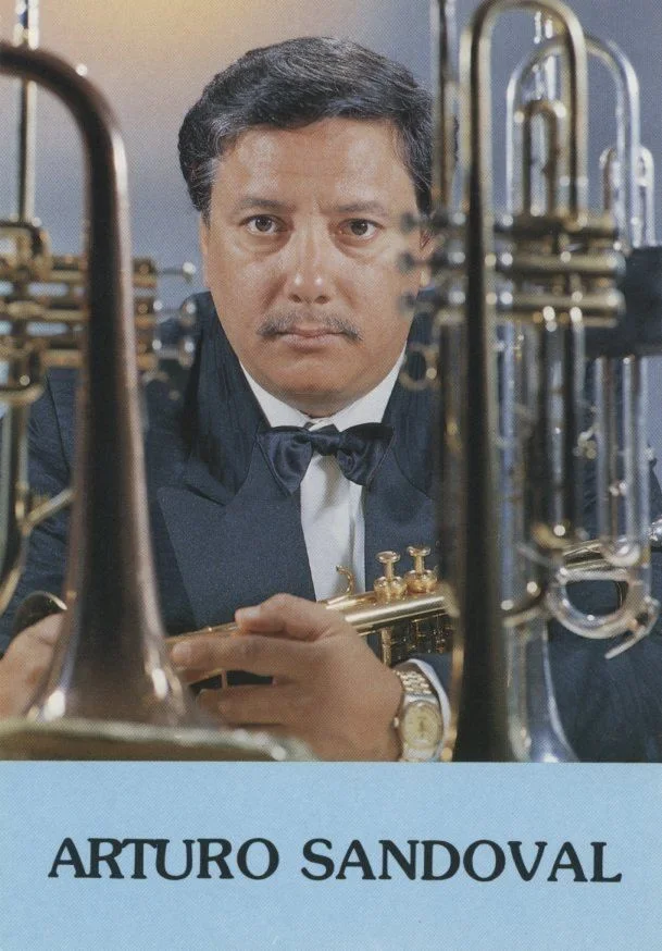 Arturo Sandoval- Signed Picture Postcard, image 2