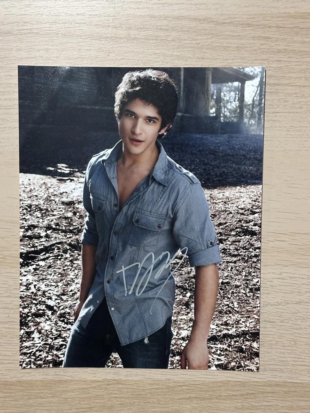 Tyler Posey — Tyler Posey signed Teen Wolf 8x10 Scott McCall Maid in Manhattan MTV