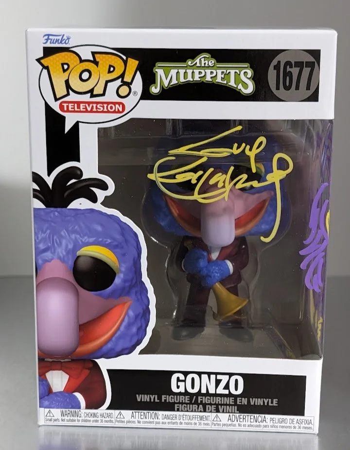 Guy Gilchrist — Guy Gilchrist Signed & Sketched Funko Pop #1677 GONZO The Muppets, изображение 2