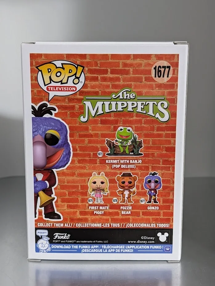Guy Gilchrist — Guy Gilchrist Signed & Sketched Funko Pop #1677 GONZO The Muppets, изображение 4
