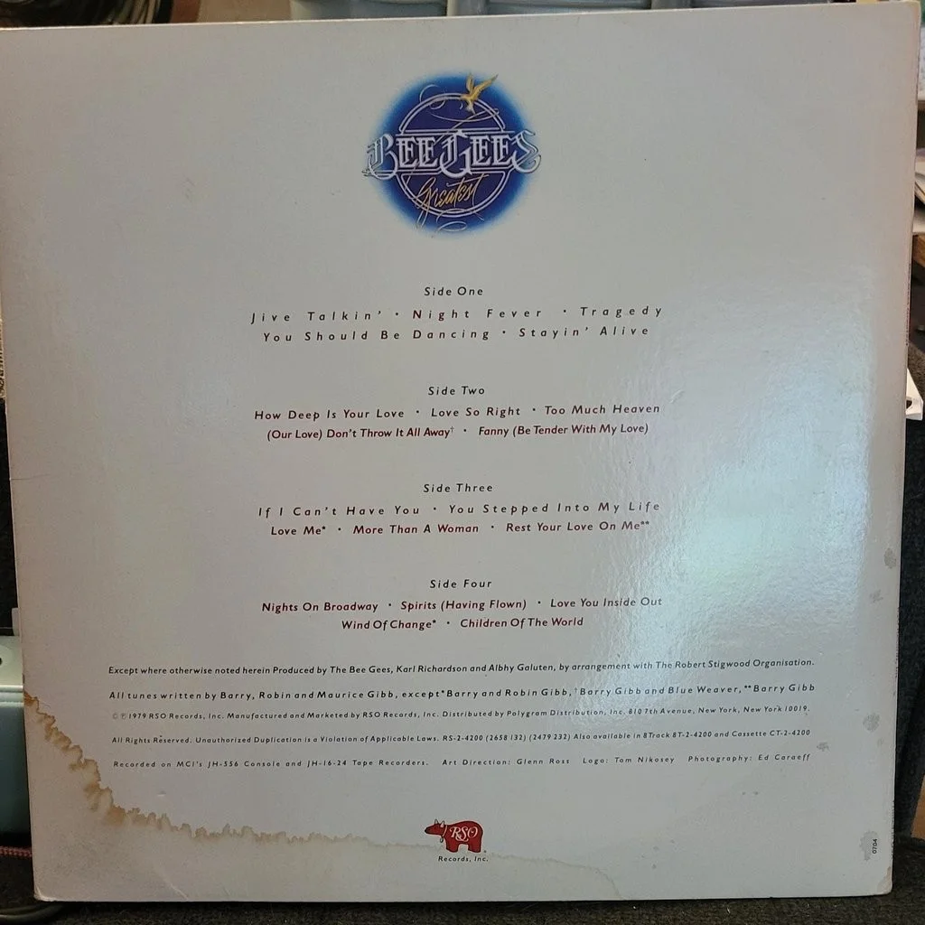 Bee Gees Greatest Vinyl Record Album, image 2