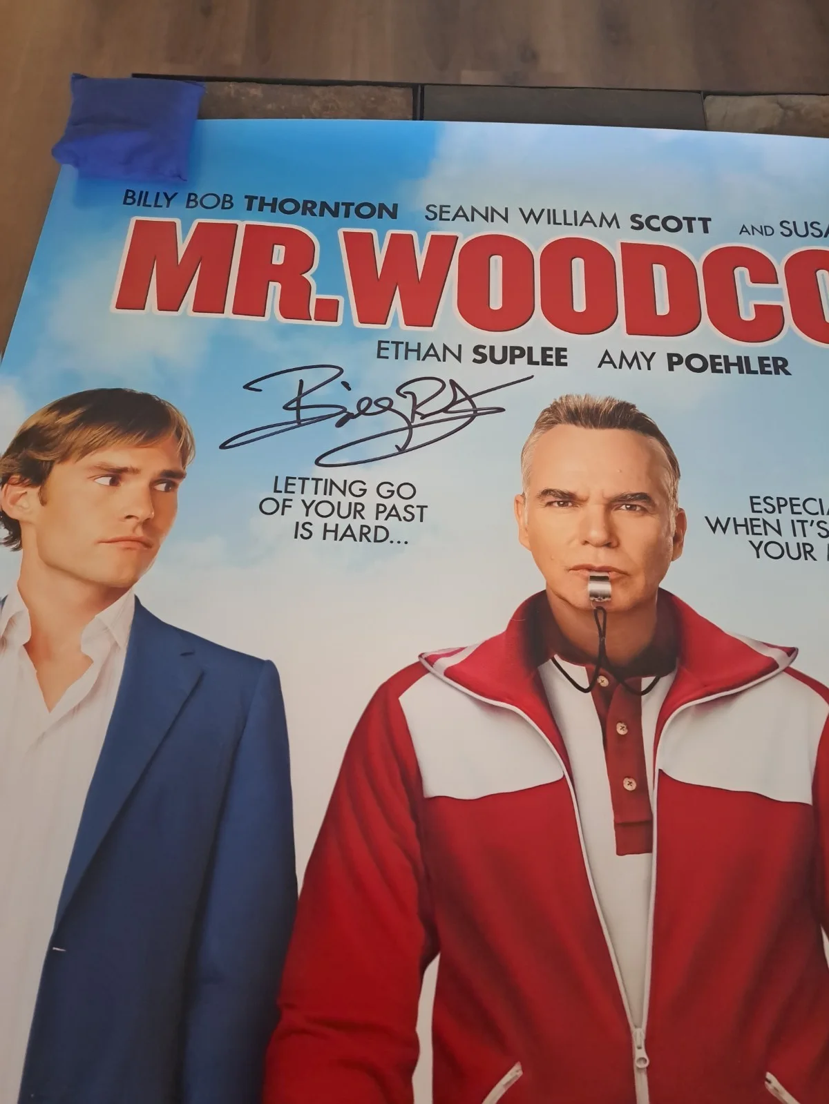 Billy Bob Thornton — BILLY BOB THORNTON SIGNED "MR WOODCOCK" MOVIE POSTER 27x40 JSA COA, image 2