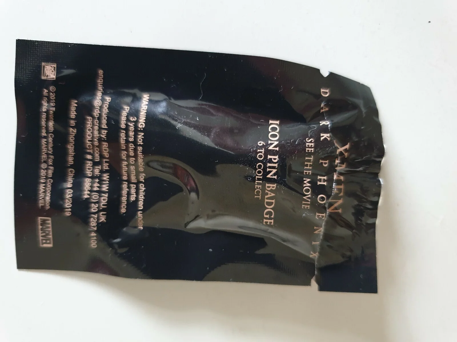 X-MEN DARK PHOENIX : STORM ICON PIN BADGE. Limited Edition., image 5