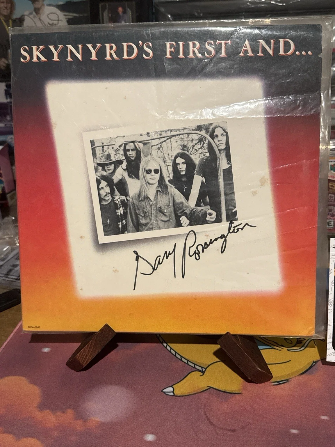 Lynyrd Skynyrd Signed LP Gary Rossington Artimus Pyle JSA Vintage Autograph, изображение 2