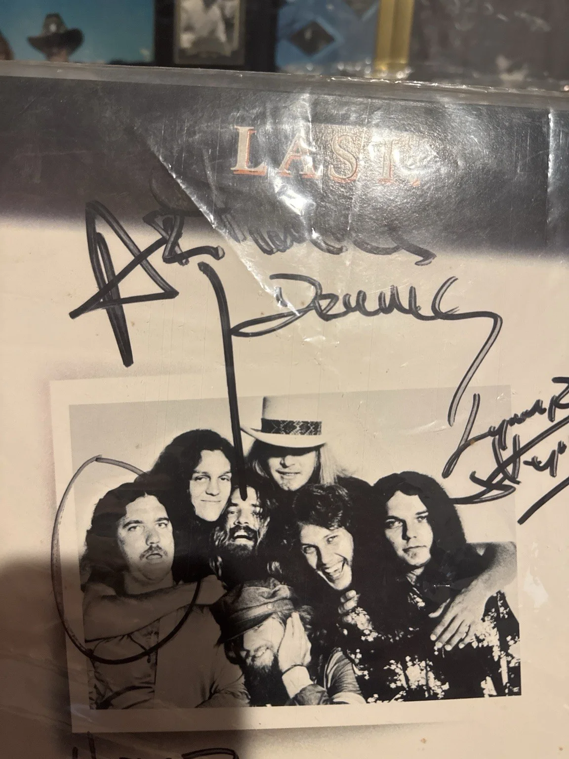 Lynyrd Skynyrd Signed LP Gary Rossington Artimus Pyle JSA Vintage Autograph, изображение 5