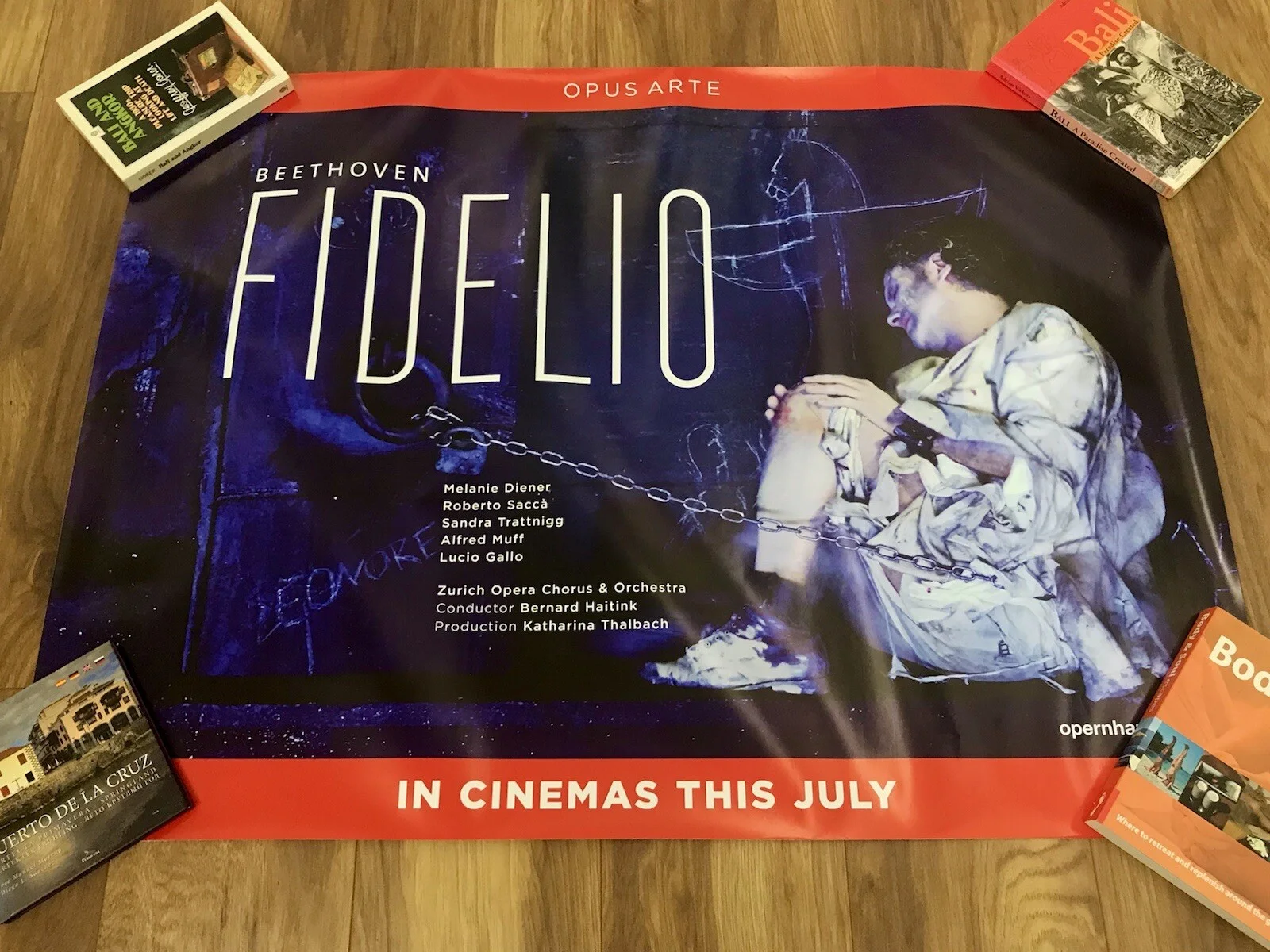 BEETHOVEN FIDELIO British Quad ZURICH OPERA Movie Film Poster MELANIE DIENER, изображение 2