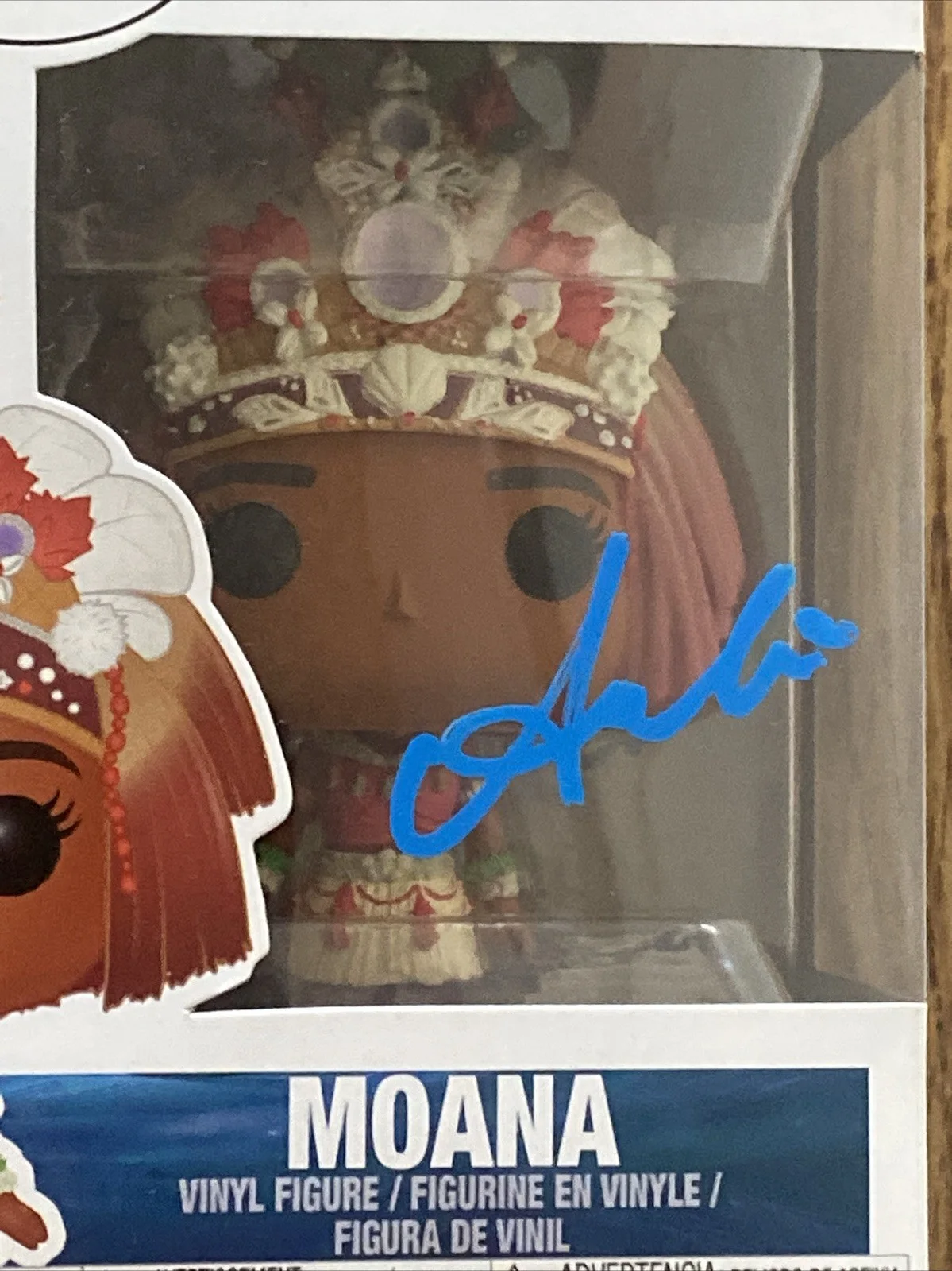 Auli'i Cravalho — Auli'i Cravalho Autographed Moana Funko Pop #417, image 2