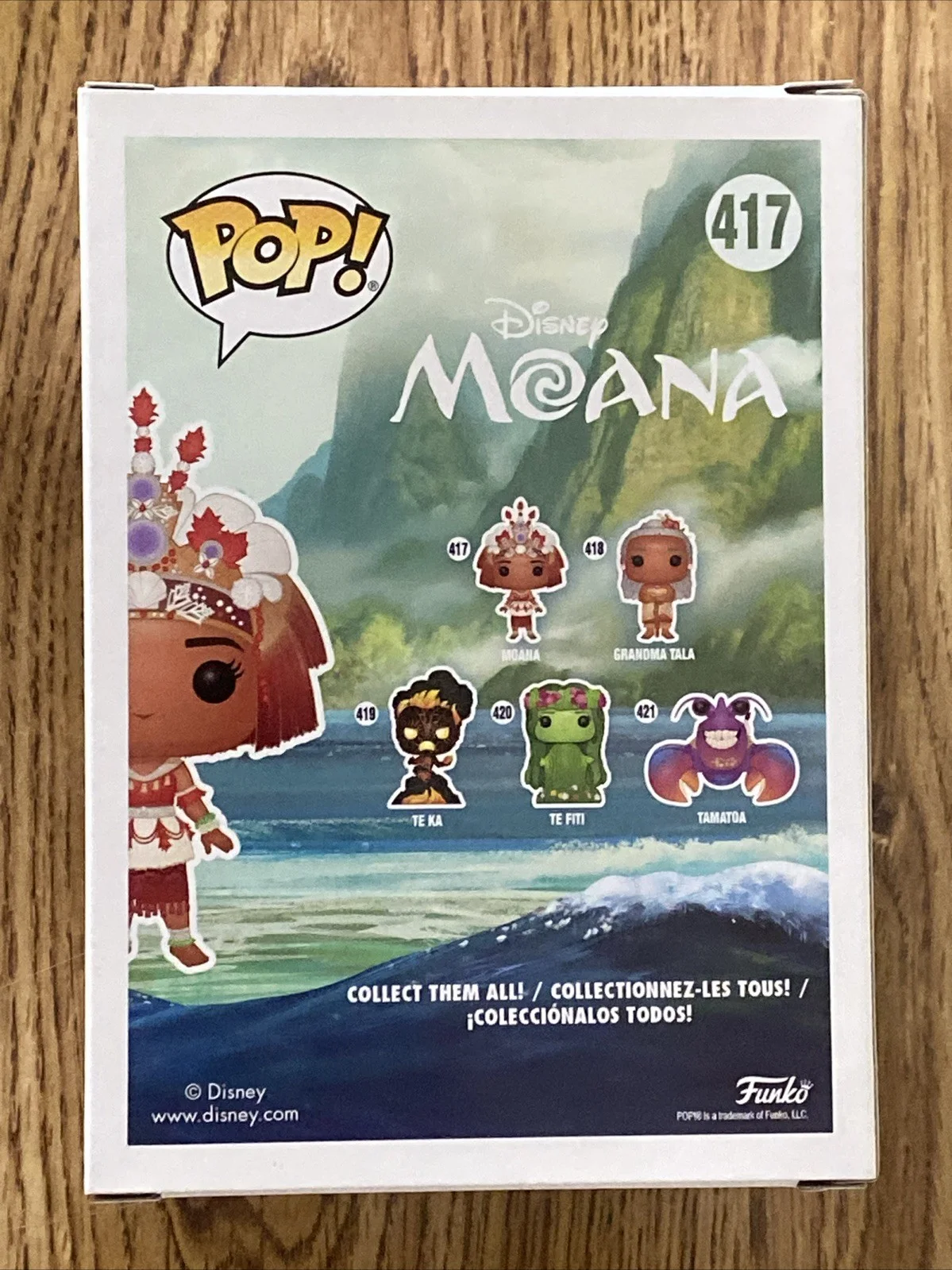 Auli'i Cravalho — Auli'i Cravalho Autographed Moana Funko Pop #417, image 4