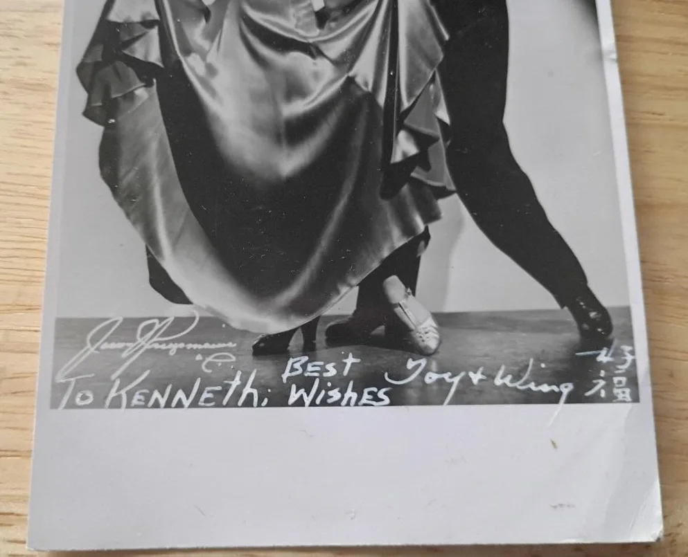 Toy, Wing — Vintage Postcard Signed By TOY AND WING-"Chinese Fred Astaire/Ginger Rogers", изображение 2