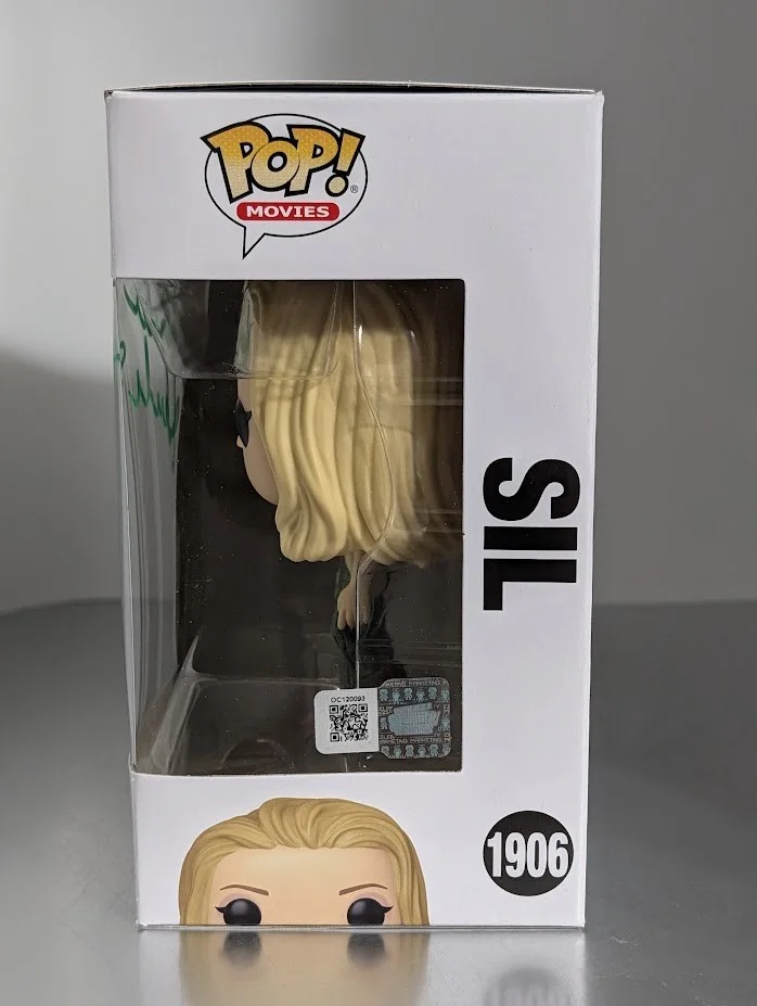 Natasha Henstridge — Natasha Henstridge Autographed Signed Funko Pop #1906 SIL Species - Green, image 2