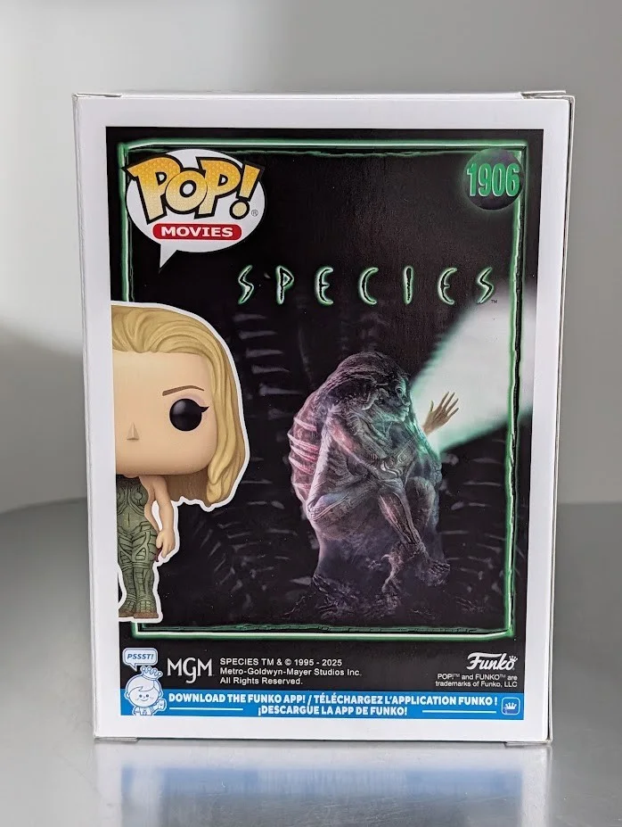 Natasha Henstridge — Natasha Henstridge Autographed Signed Funko Pop #1906 SIL Species - Green, image 3