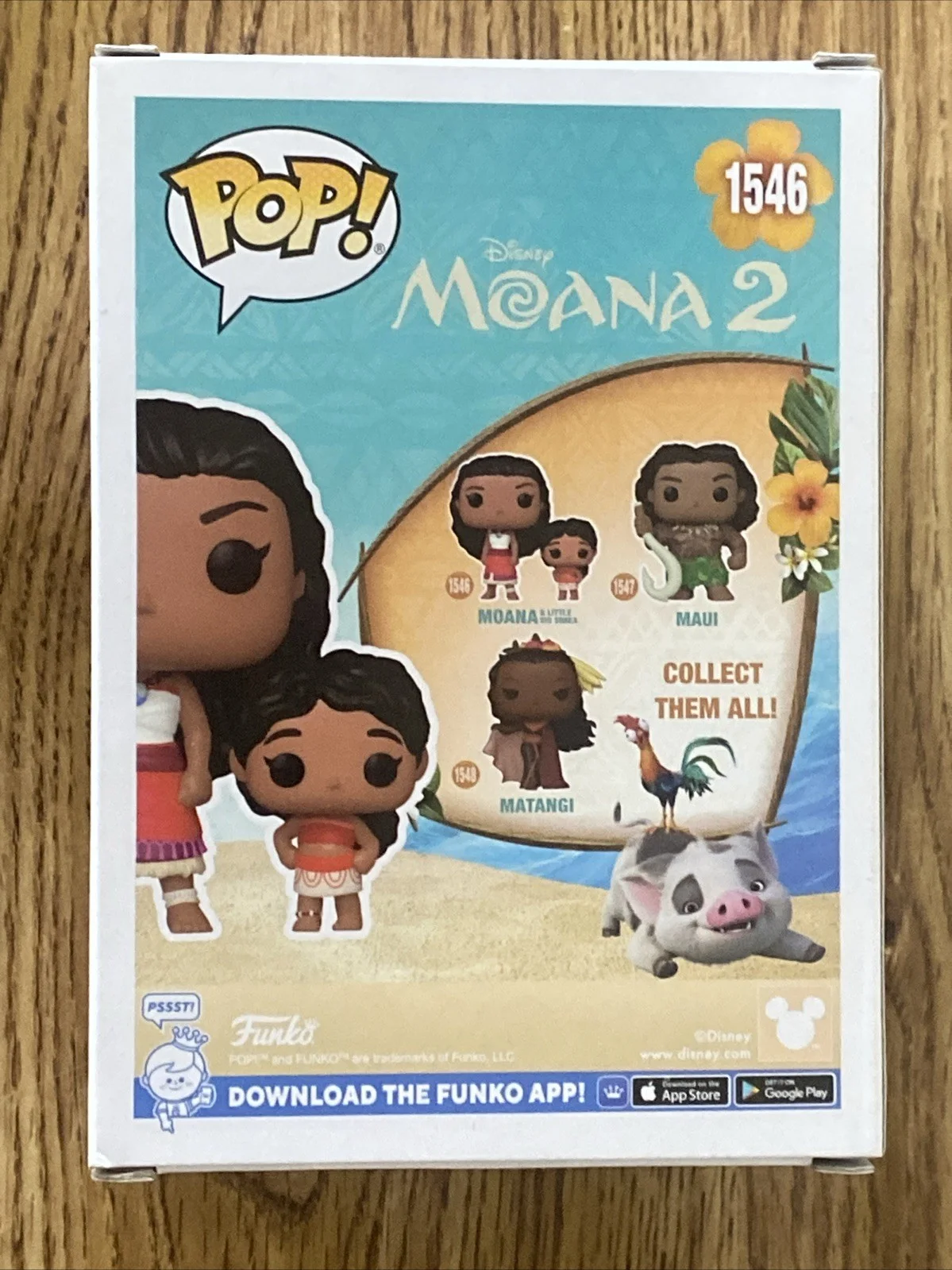Auli'i Cravalho — Auli'i Cravalho Autographed Moana 2 Funko Pop #1546 Moana & Little Sis Simea, изображение 4