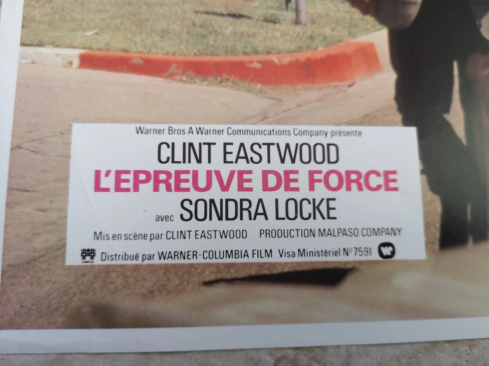 Clint Eastwood The Gauntlet French Lobby Cards ( L'Epreuve De Force) X 4, изображение 2