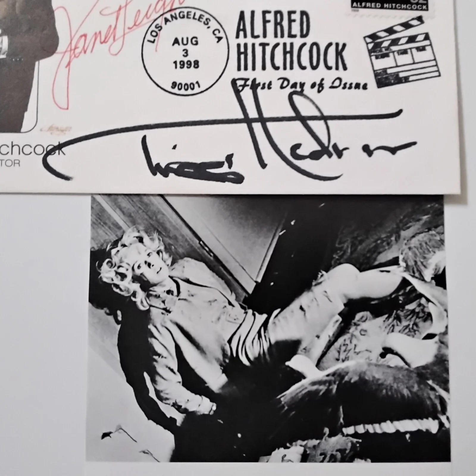 Tippi Hedren * Janet Leigh * Vera Miles SIGNED 1st Day Envelope Hitchcock Actors, изображение 4