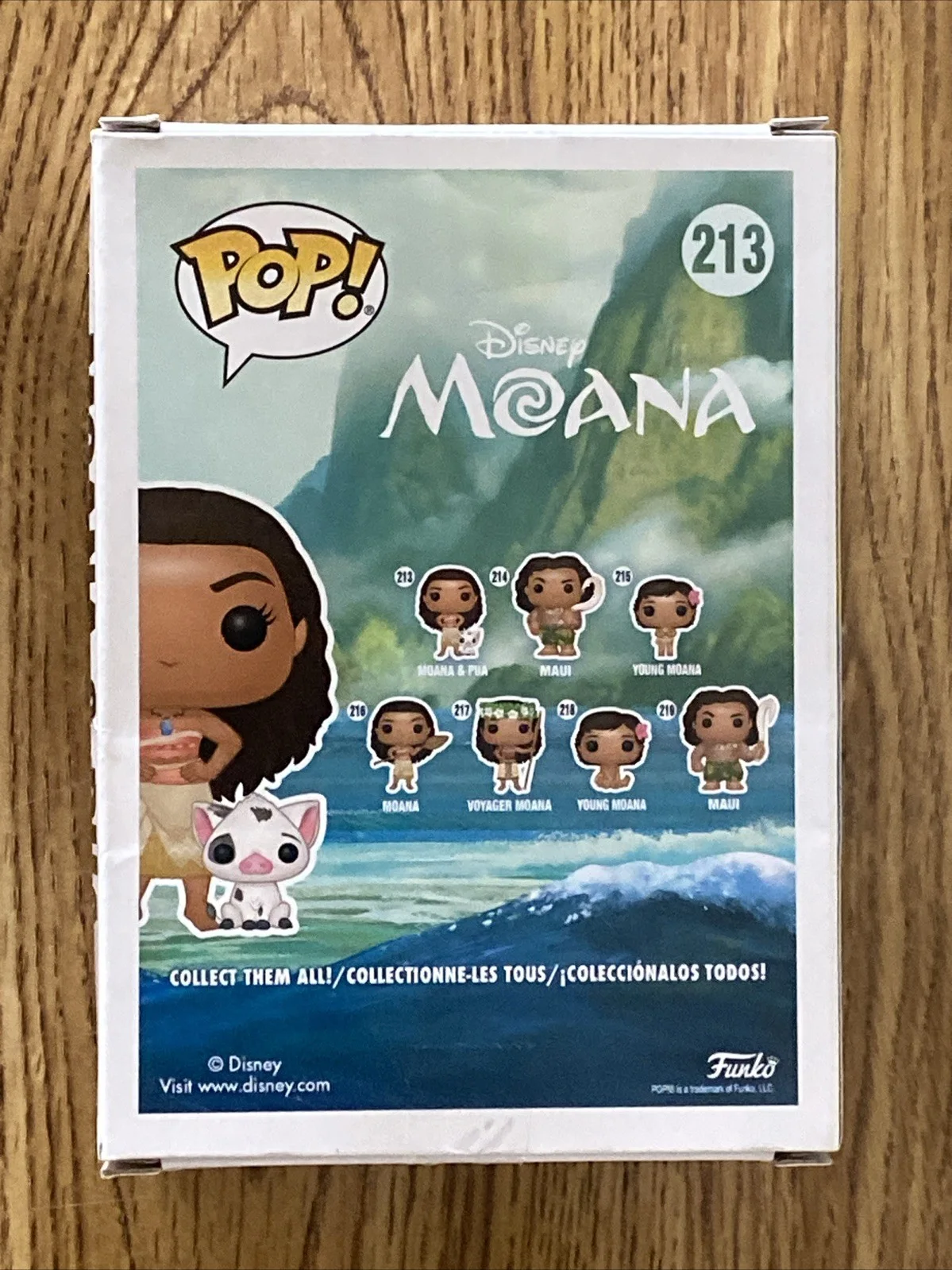 Auli'i Cravalho — Auli'i Cravalho Autographed Moana & Pua Funko Pop #213 Moana, image 4