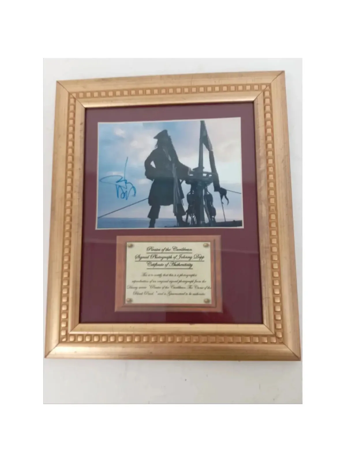 Disney Film Memorabilia Bundle Pirates Signed Photo Nemo Film Cell reproduction, изображение 2