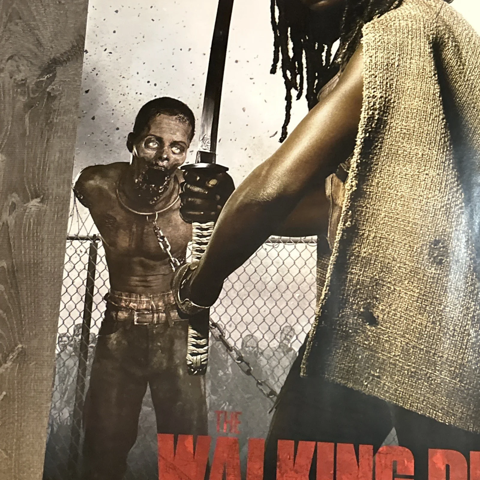 Danai Gurira — Danai Gurira Michonne The Walking Dead Signed Photo 36x24 Poster 2013, image 5