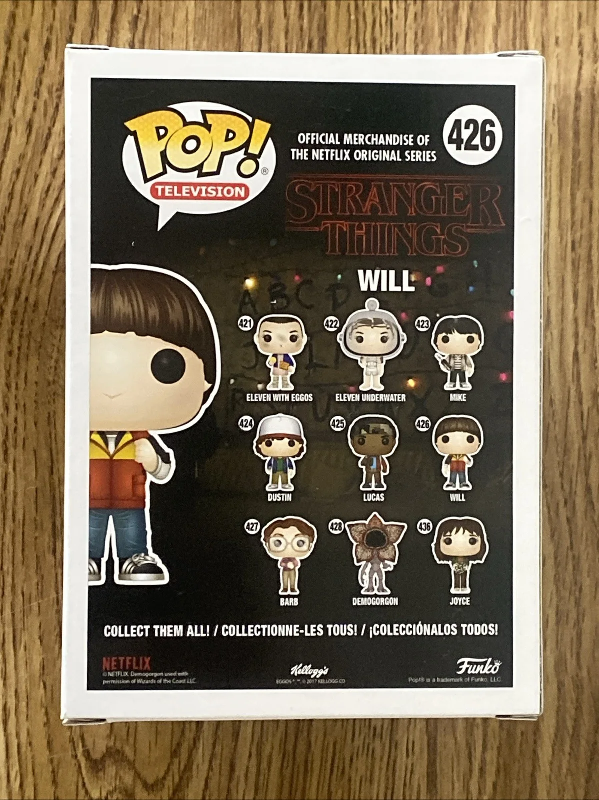 Noah Schnapp — Noah Schnapp Autographed Will Funko Pop #426 Stranger Things, image 4