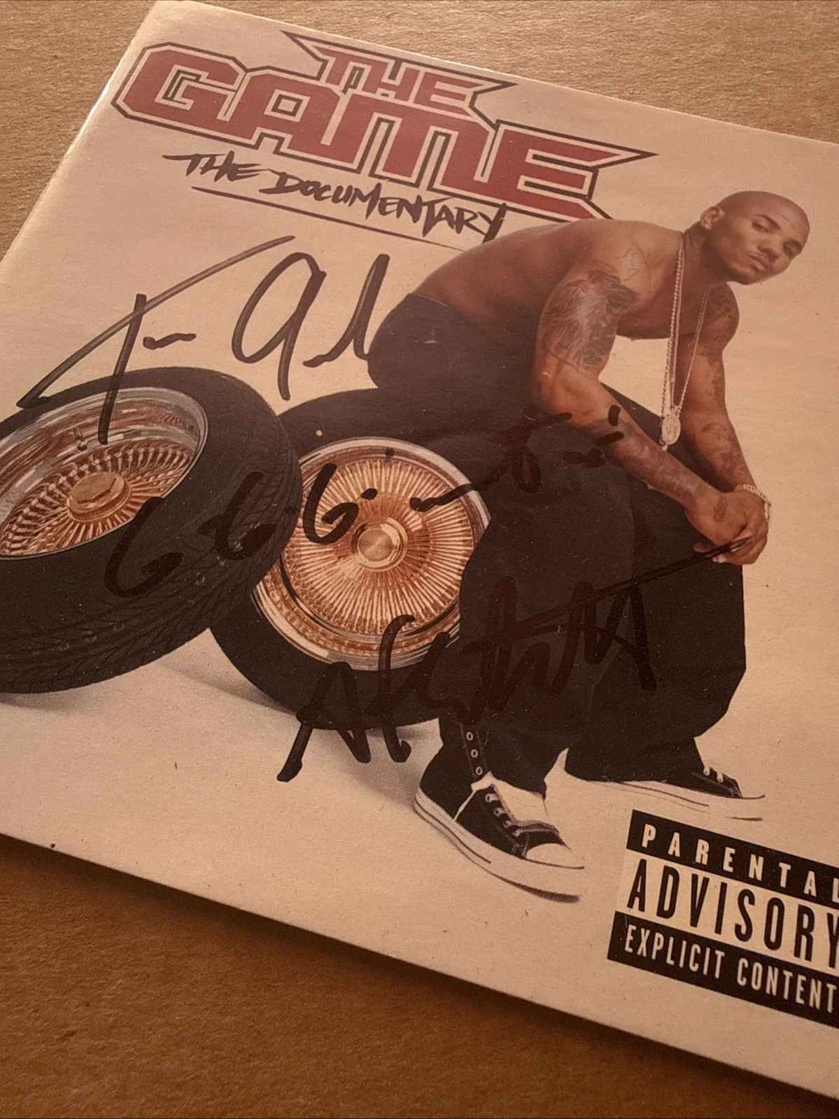 The Game Signed Autographed CD Cover "The Documentary" Original Receipt, image 2
