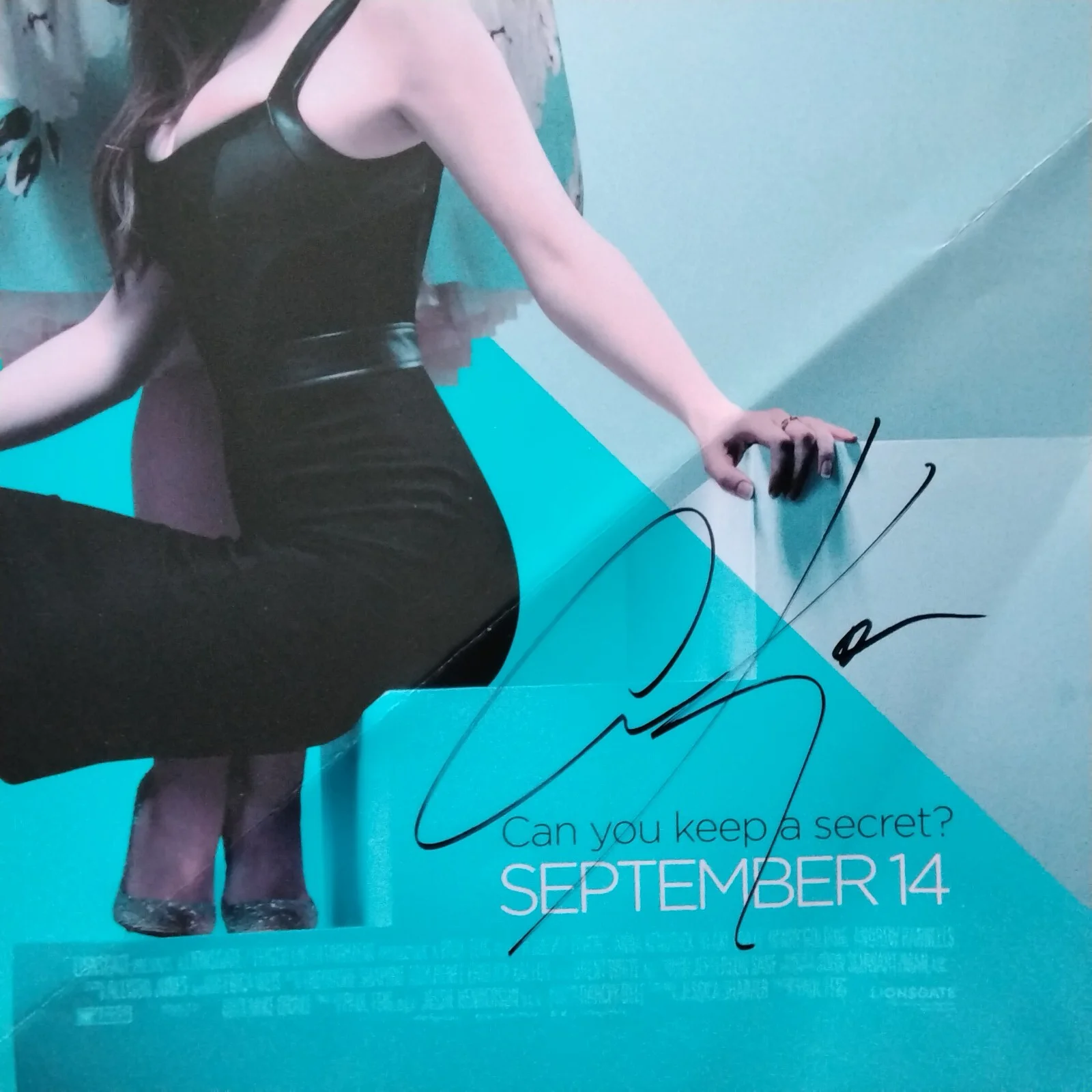 Anna Kendrick & Blake Lively SIGNED 2018 Poster A Simple Favor Comedy Mystery, image 4