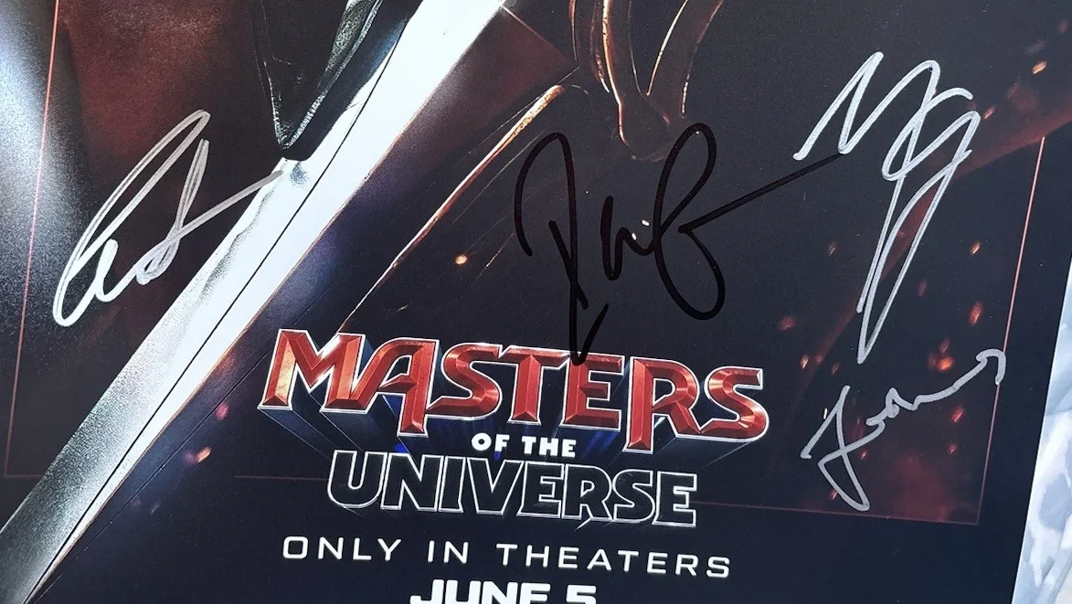 Masters Of Universe Signed Cast 12x18 Photo x4 Nicholas Galitzine, Idris Elba +2, image 2