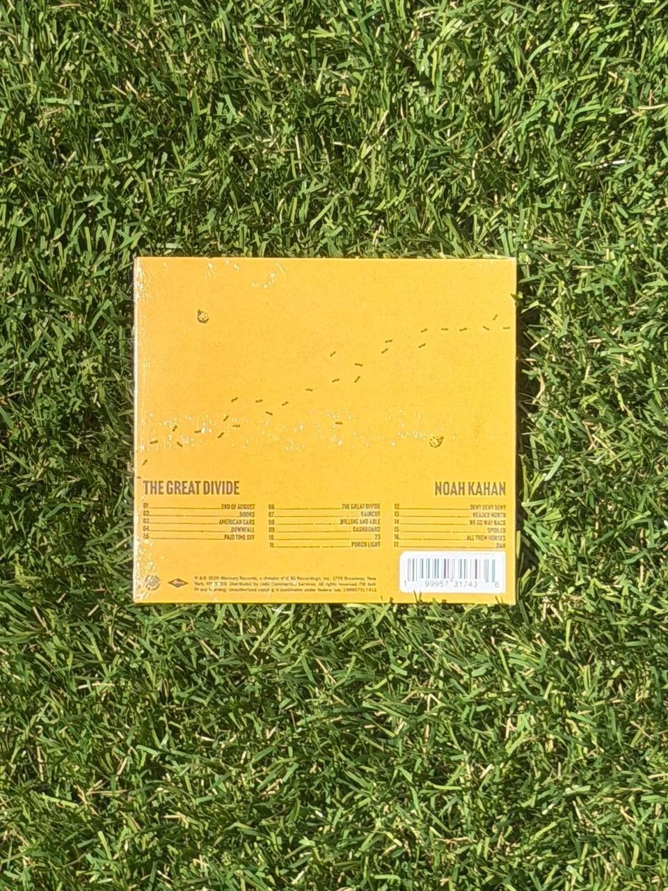 NEW Noah Kahan Signed Autographed CD The Great Divide FREE SHIPPING, image 2