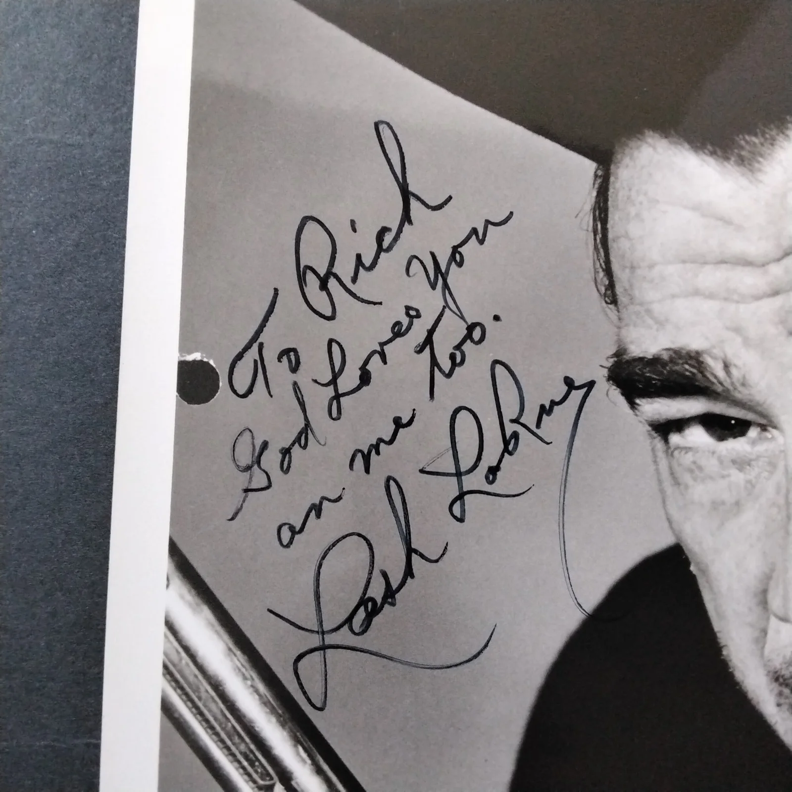 Lash LaRue SIGNED Photo 40s Film TV Actor King of Bullwhip Caravan Trail Western, изображение 5