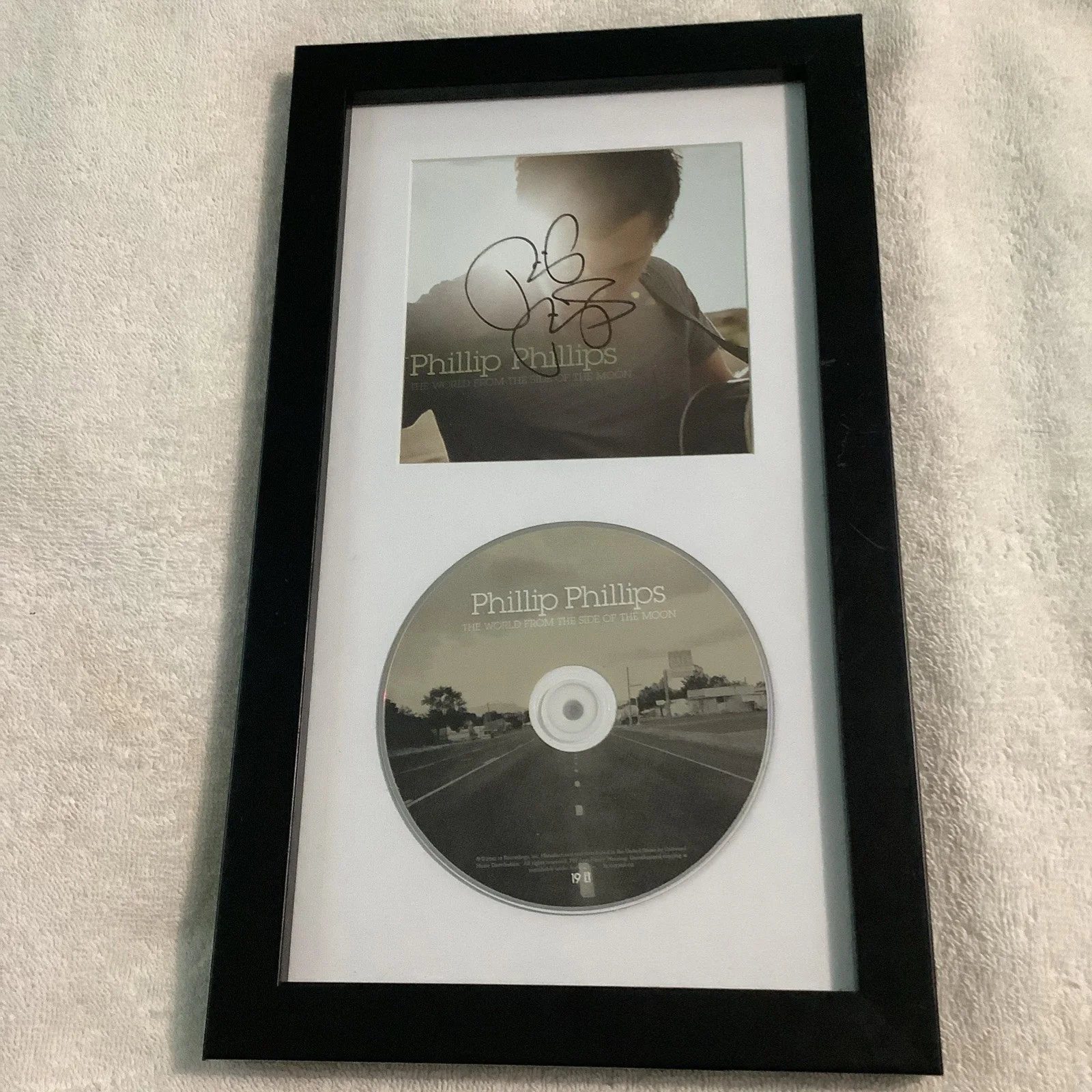 Phillip Phillips Signed CD Cover with CD Framed, изображение 5