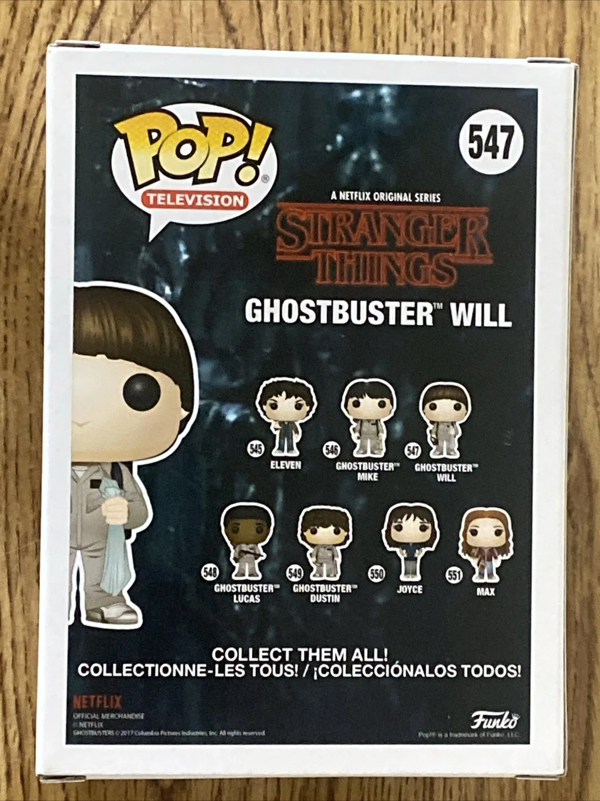 Noah Schnapp — Noah Schnapp Autographed Ghostbuster Will Funko Pop #547 Stranger Things, image 4