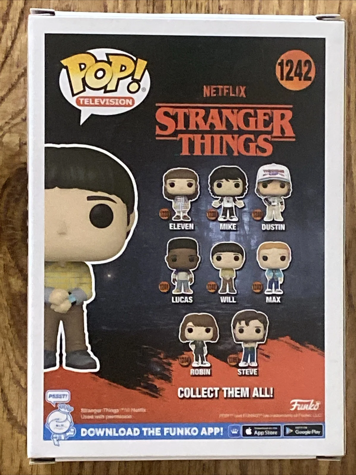 Noah Schnapp — Noah Schnapp Autographed Will Funko Pop #1242 Stranger Things, image 4