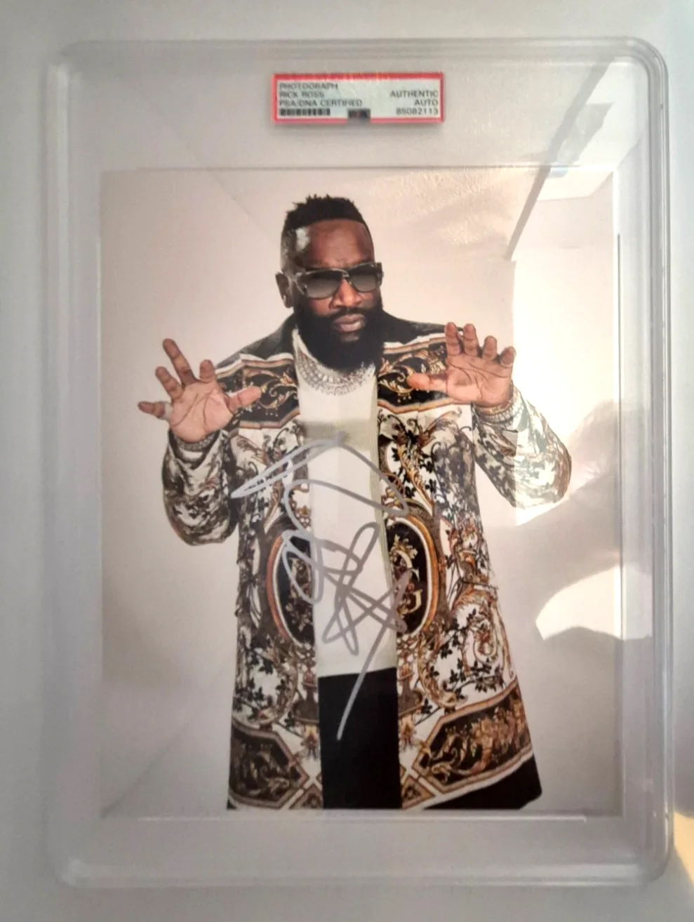 RICK ROSS SIGNED AUTOGRAPHED 8x10 PHOTO PORT OF MIAMI RARE PSA COA ENCAPSULATED, изображение 3