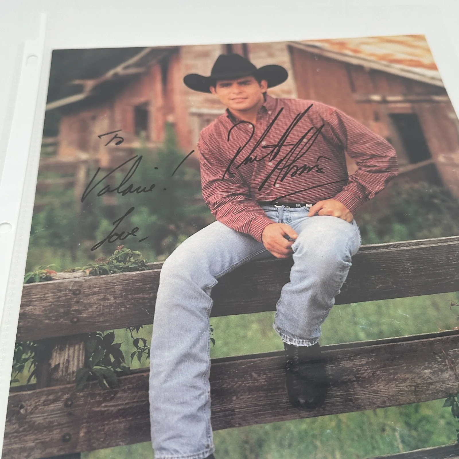 Rhett Akins Signed 8x10 Promo Photo Decca Records Country Music Auto [CS1], изображение 2