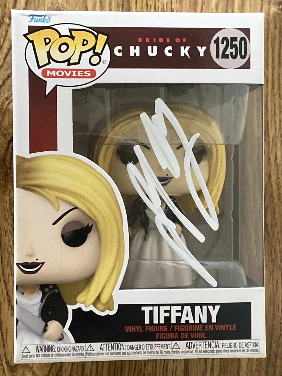 Jennifer TIlly — Jennifer Tilly Autographed Tiffany Funko Pop Bride of Chucky