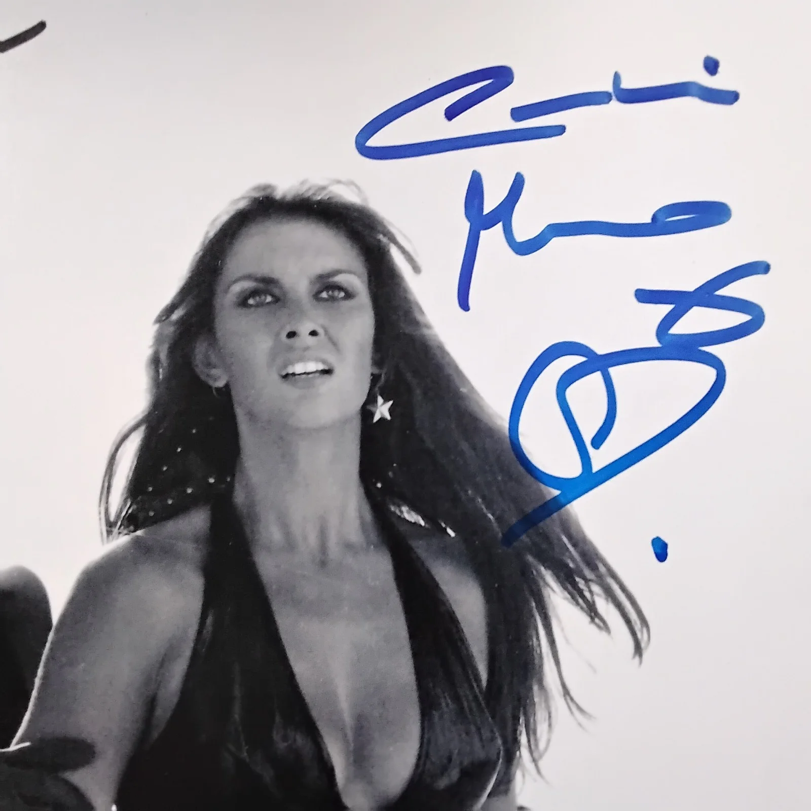 Caroline Munro & Judd Hamilton SIGNED Photo Starcrash Movie TV Actors 70s SciFi, изображение 2