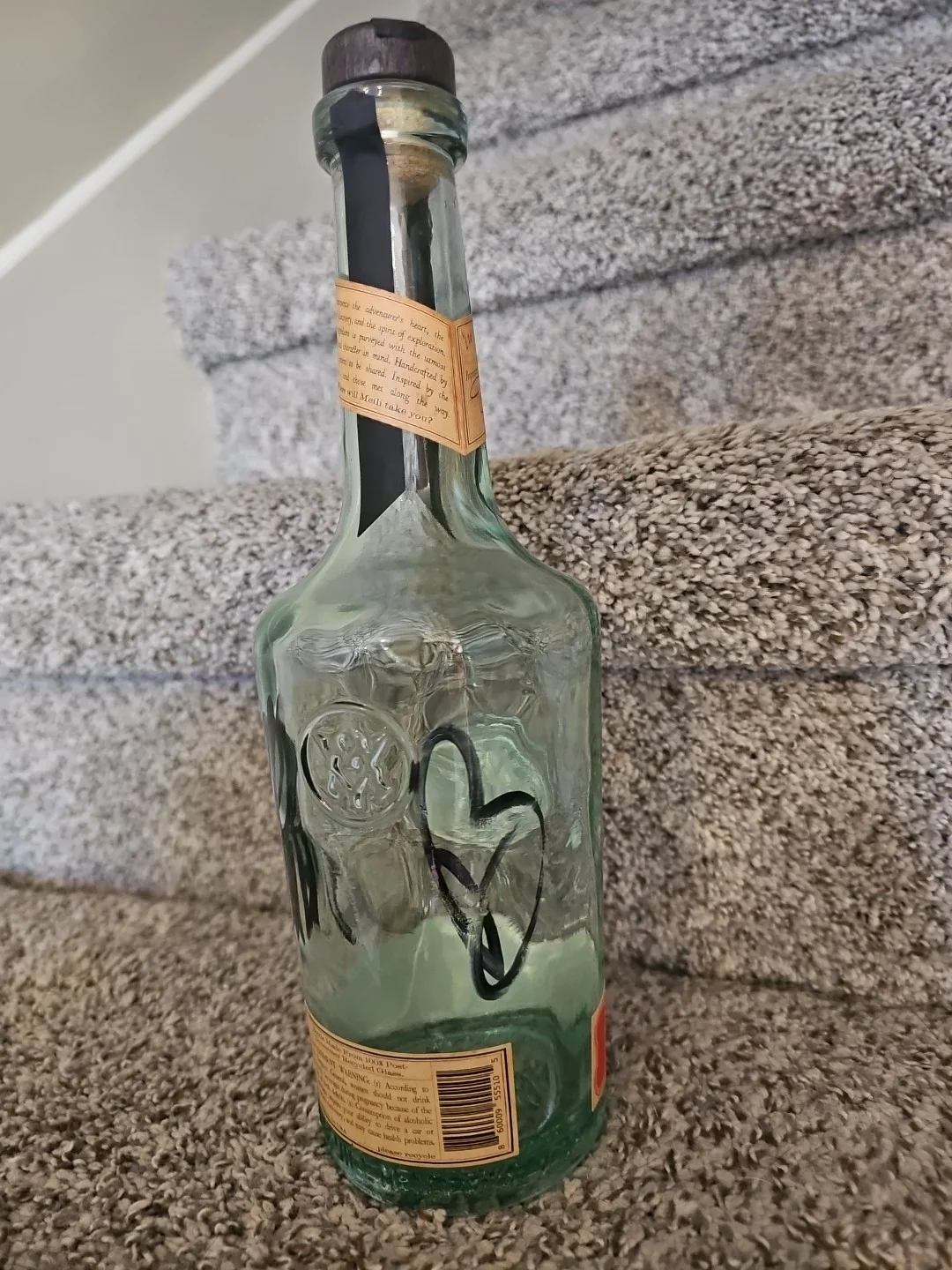 Jason Momoa — Jason Momoa-signed Empty Meili Vodka Bottle, image 3