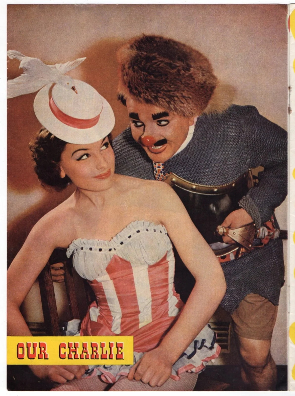 BLACKPOOL TOWER CIRCUS 1954 Charlie Cairoli The Flying Marilees UK PROGRAMME, изображение 2