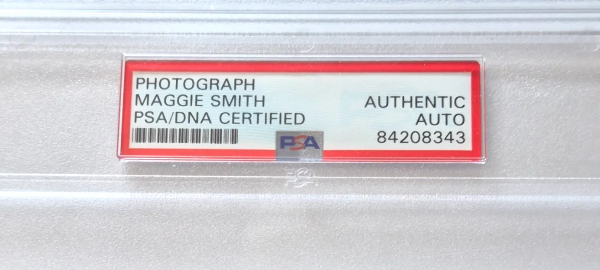Maggie Smith — MAGGIE SMITH SIGNED AUTOGRAPHED PHOTO PSA COA ENCAPSULATED RARE HARRY POTTER, изображение 3