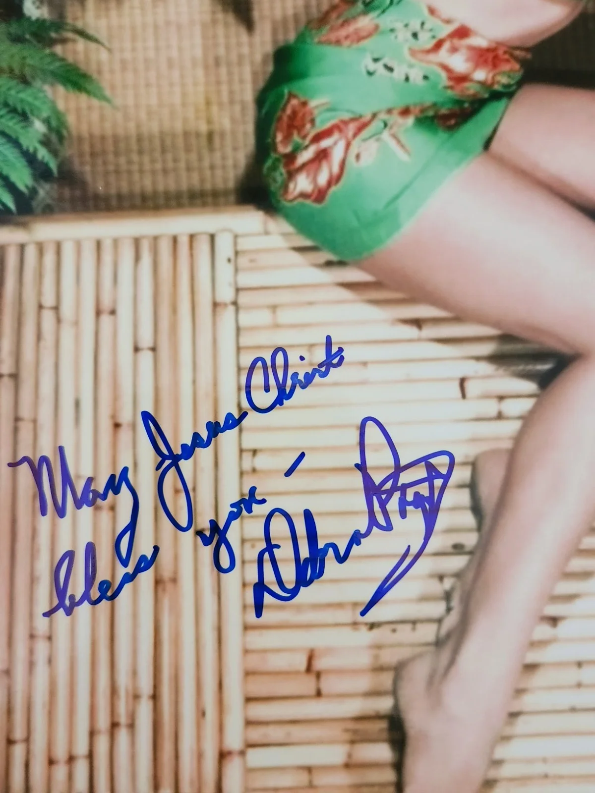 Debra Paget Signed Autographed 8x10" Photograph AW COA, изображение 2