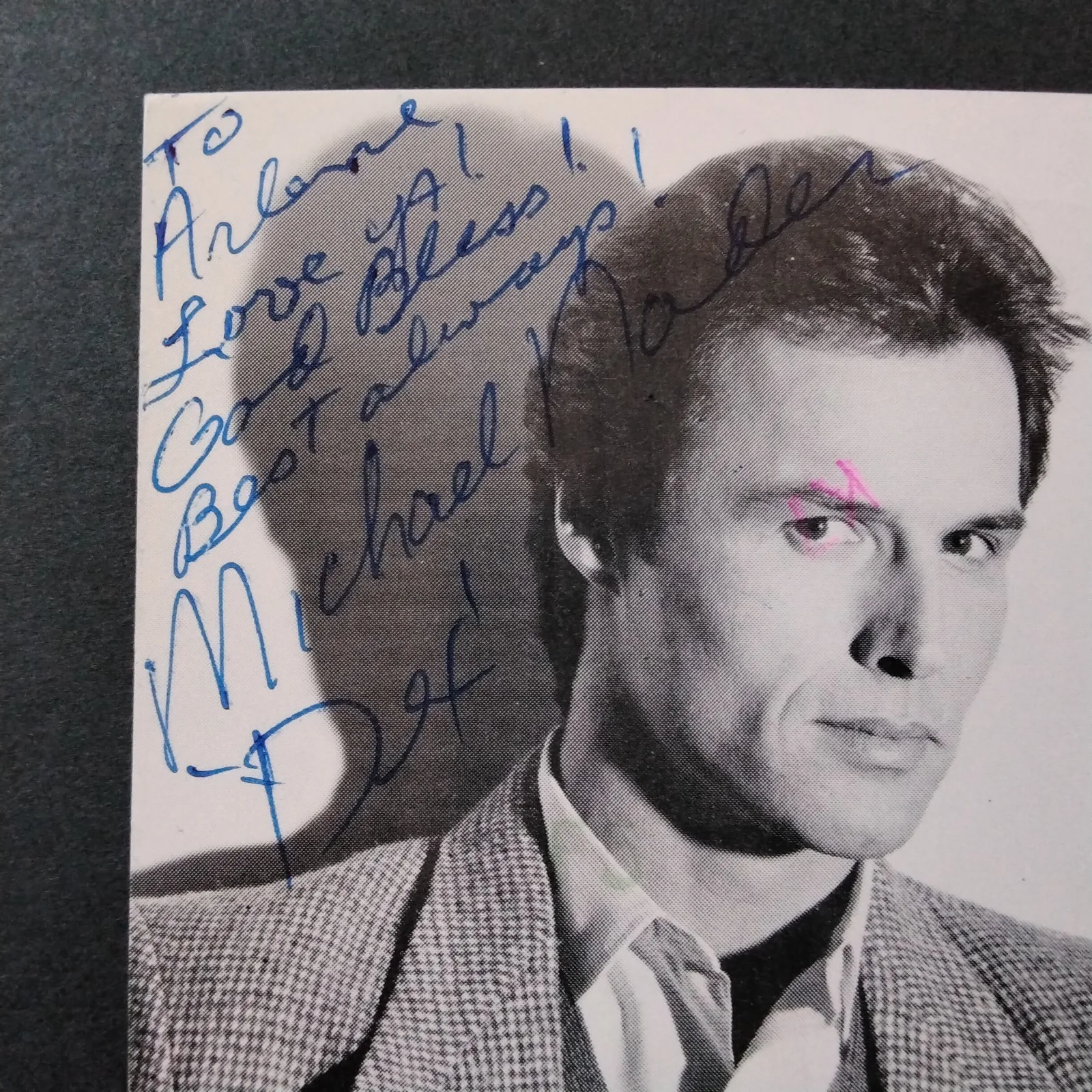 Michael Nader SIGNED '85 Photo Movie TV Actor Dynasty Dex Gidget All My Children, image 4