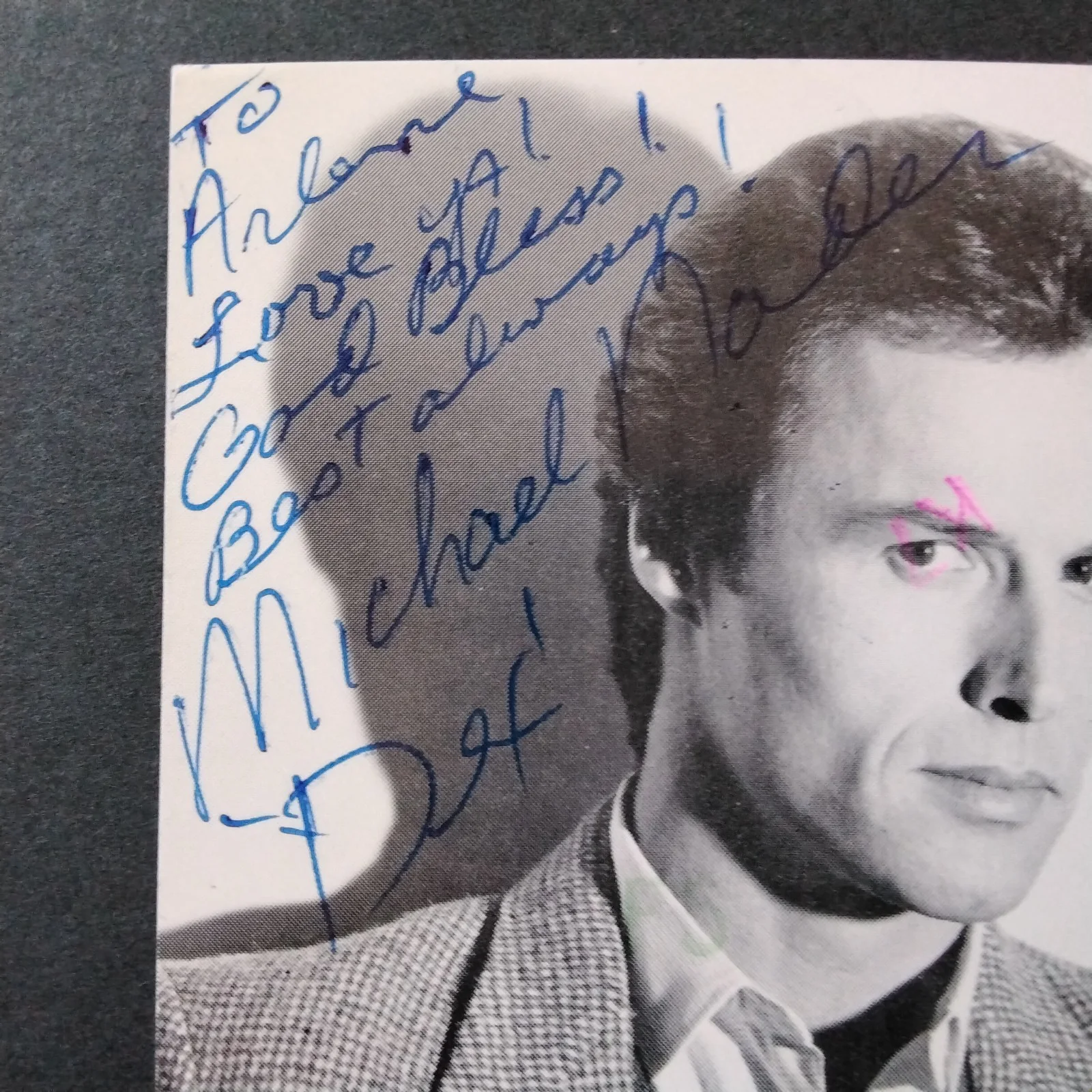 Michael Nader SIGNED '85 Photo Movie TV Actor Dynasty Dex Gidget All My Children, image 5