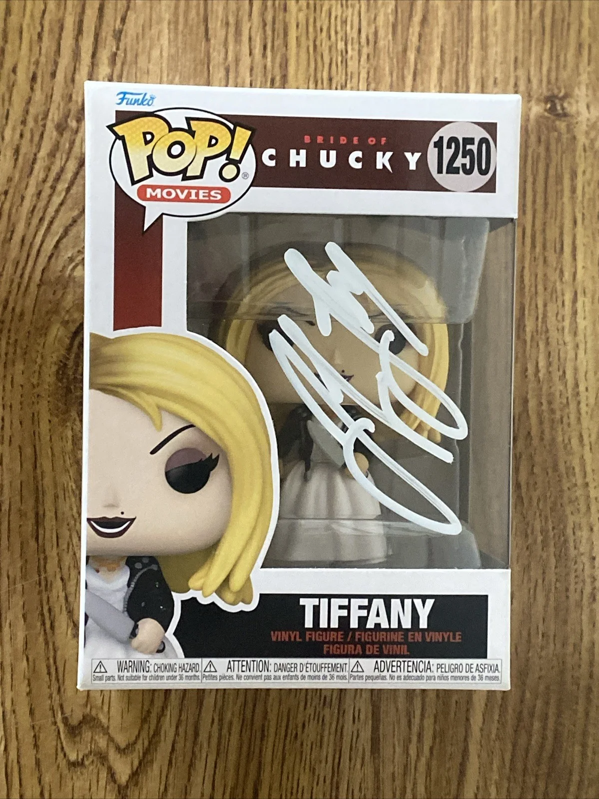 Jennifer TIlly — Jennifer Tilly Autographed Tiffany Funko Pop Bride of Chucky