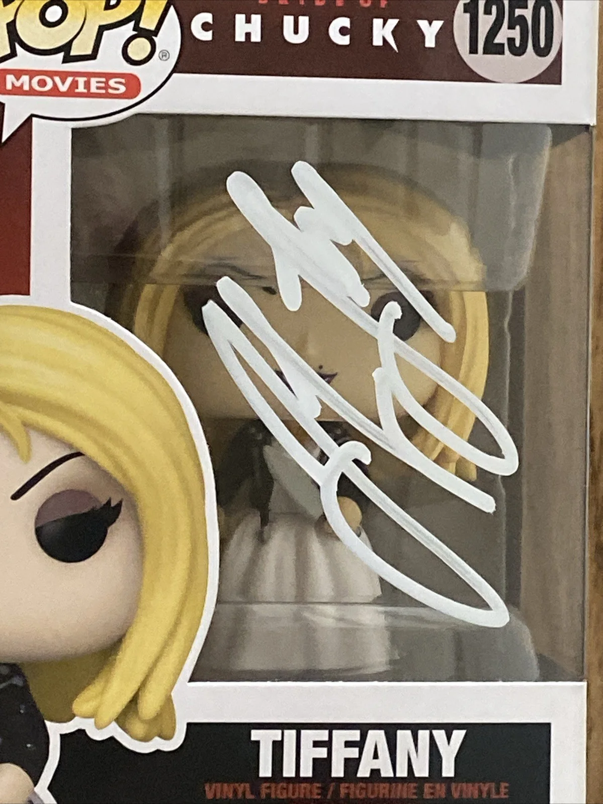 Jennifer TIlly — Jennifer Tilly Autographed Tiffany Funko Pop Bride of Chucky, image 2