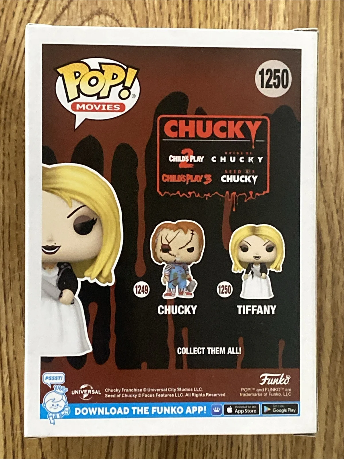 Jennifer TIlly — Jennifer Tilly Autographed Tiffany Funko Pop Bride of Chucky, image 4