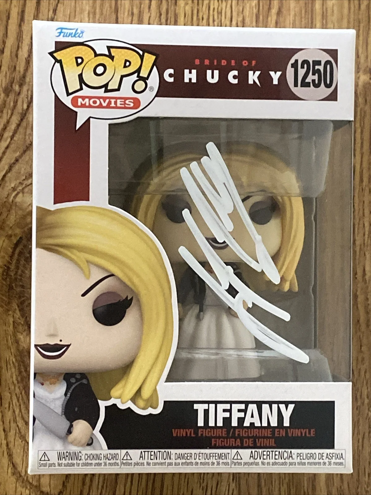 Jennifer TIlly — Jennifer Tilly Autographed Tiffany Funko Pop Bride of Chucky