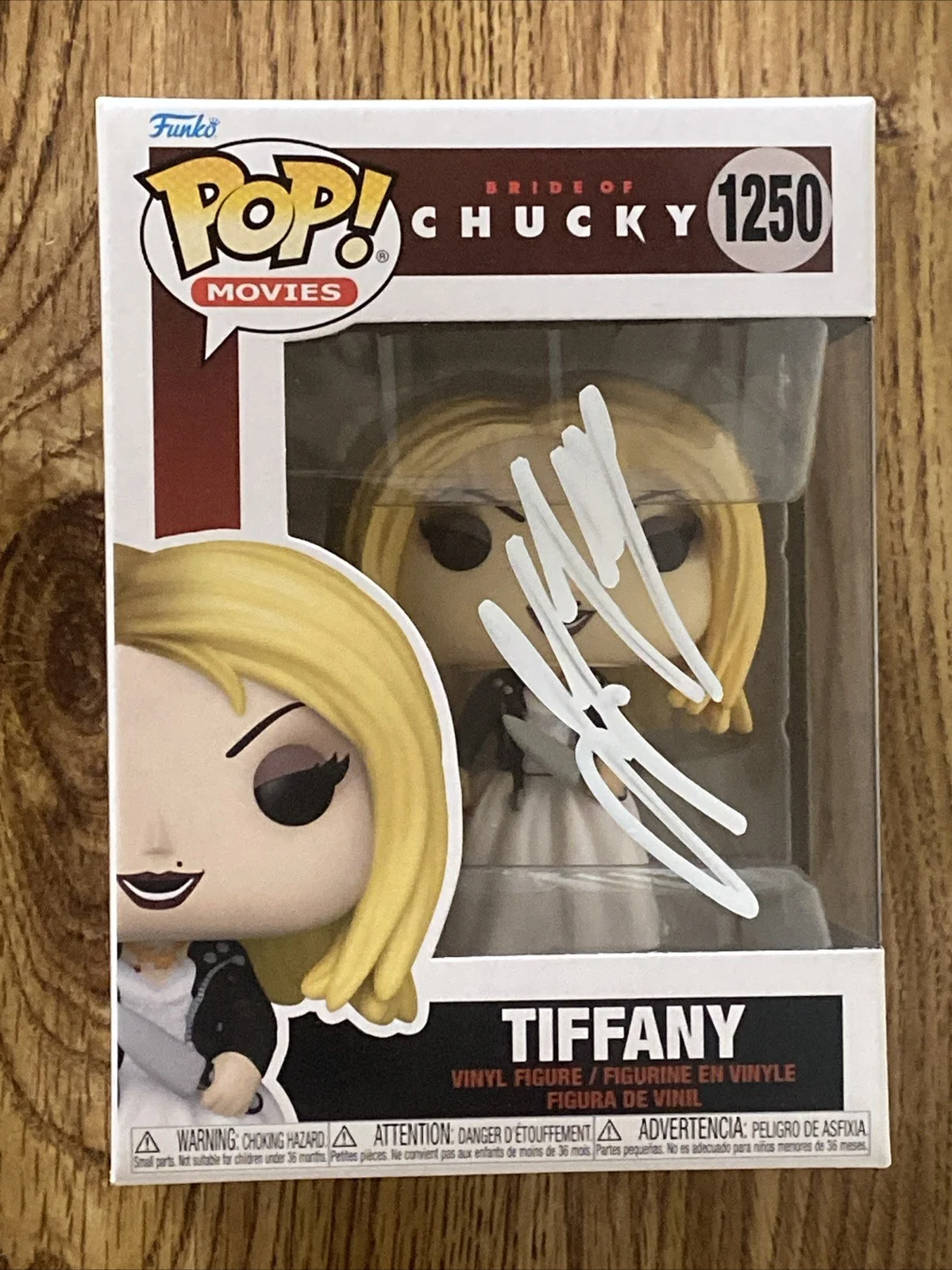 Jennifer TIlly — Jennifer Tilly Autographed Tiffany Funko Pop Bride of Chucky