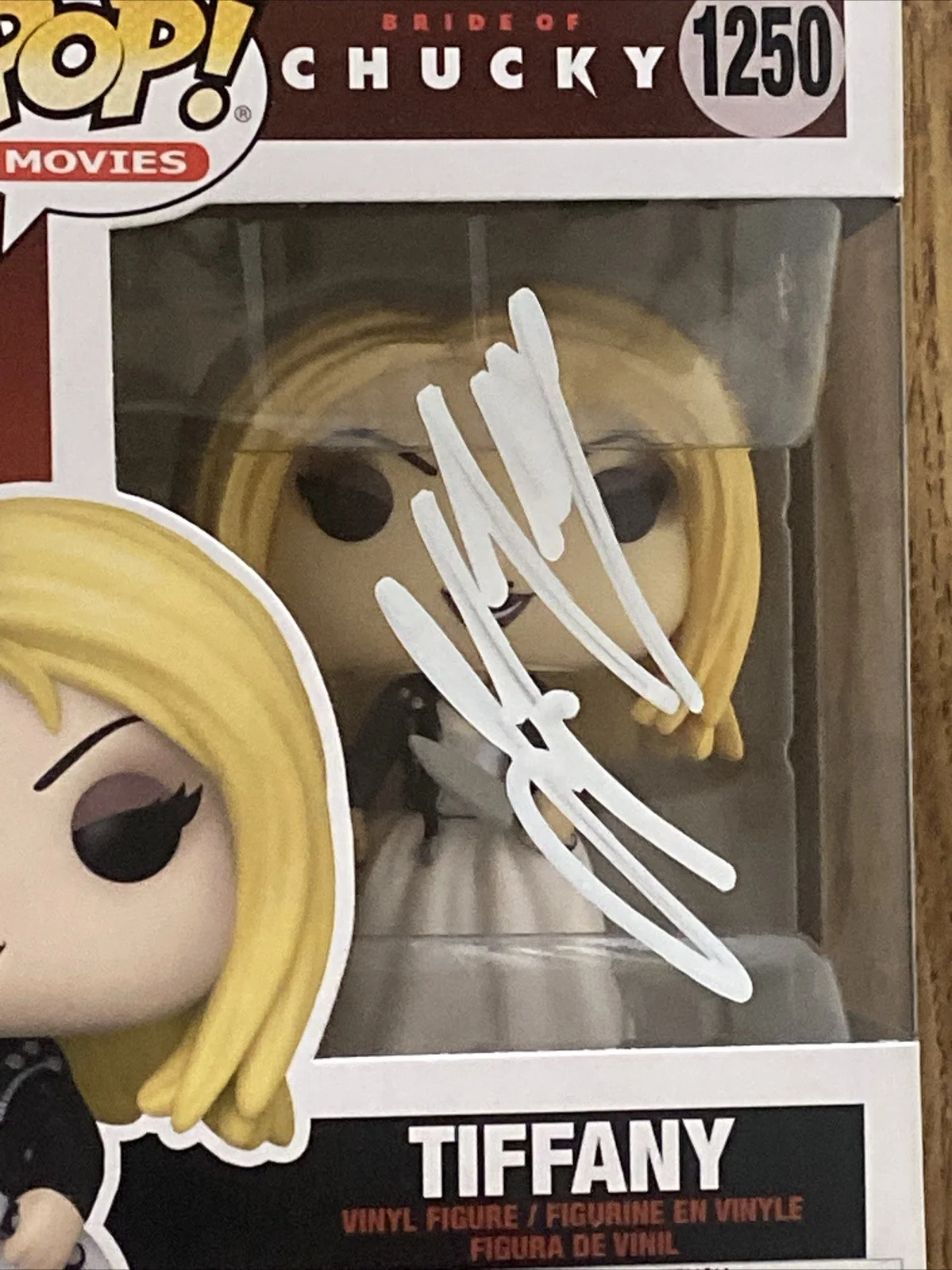 Jennifer TIlly — Jennifer Tilly Autographed Tiffany Funko Pop Bride of Chucky, image 2