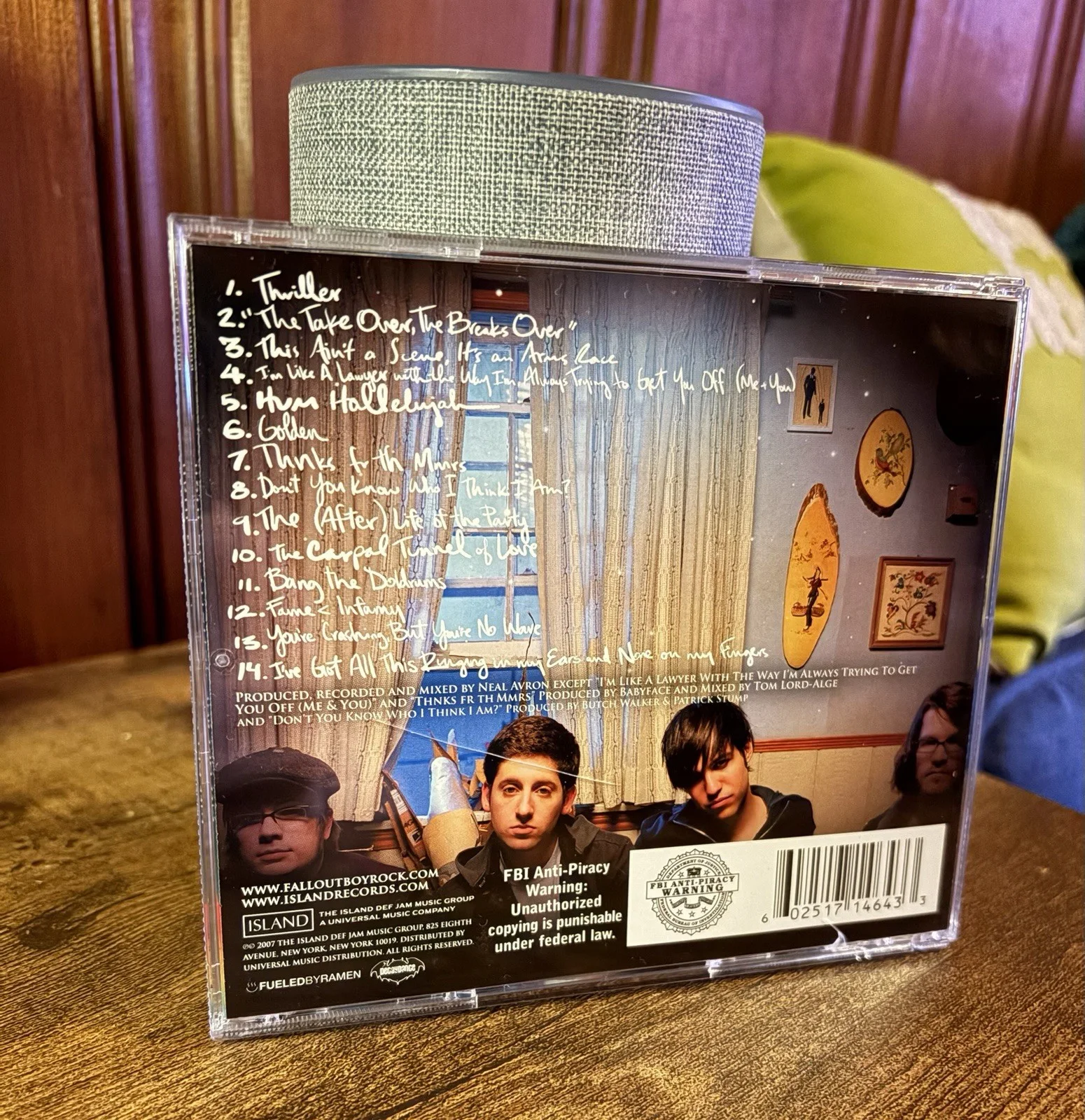 Signed Fall Out Boy full band Infinity On High cd album, image 4