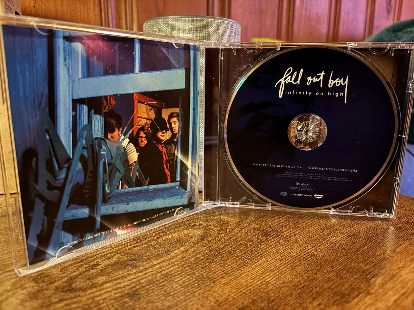 Signed Fall Out Boy full band Infinity On High cd album, image 5