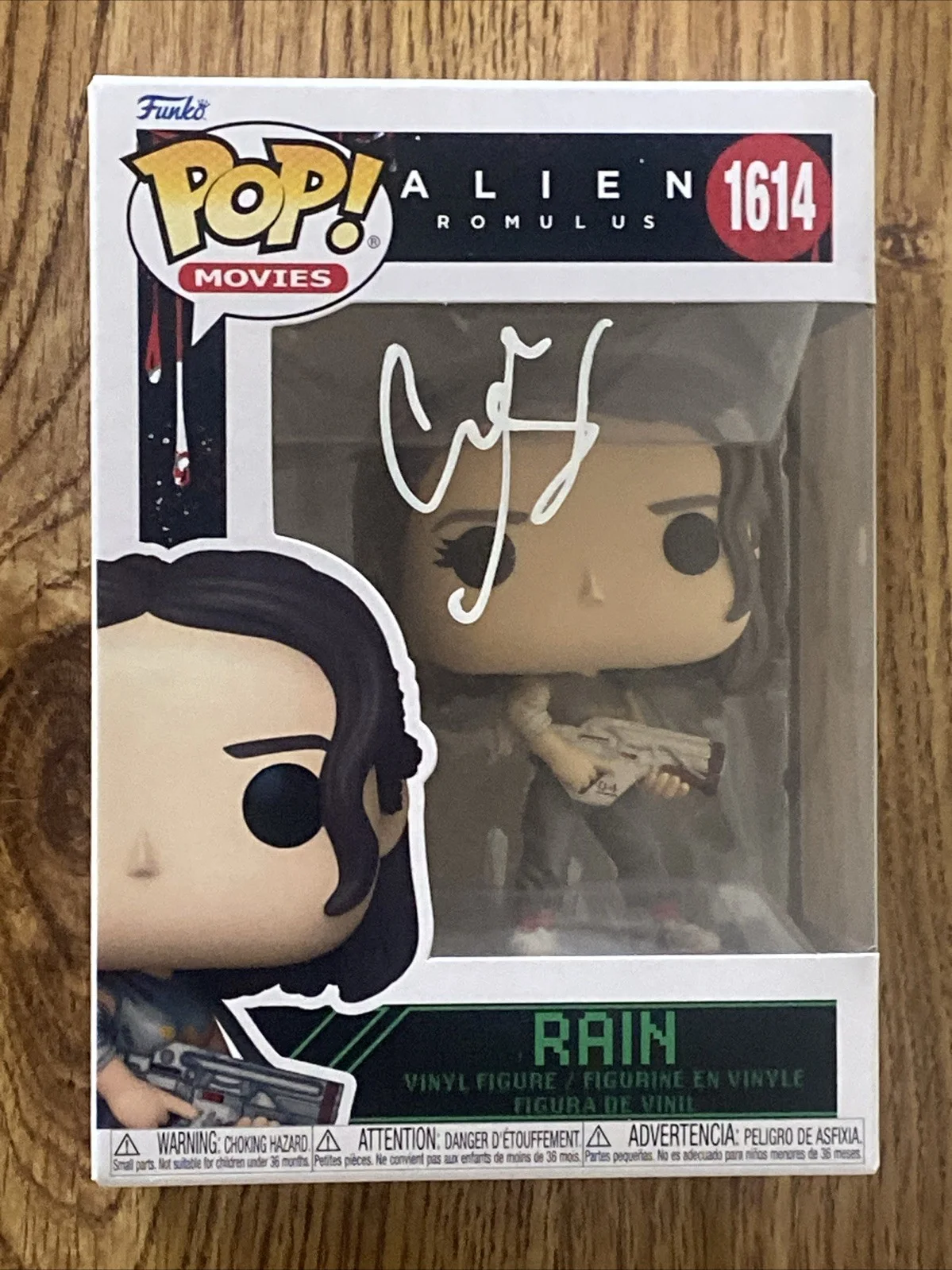 Cailee Spaeny — Cailee Spaeny Autographed Alien: Romulus’ Funko Pop #1416 ‘Rain’