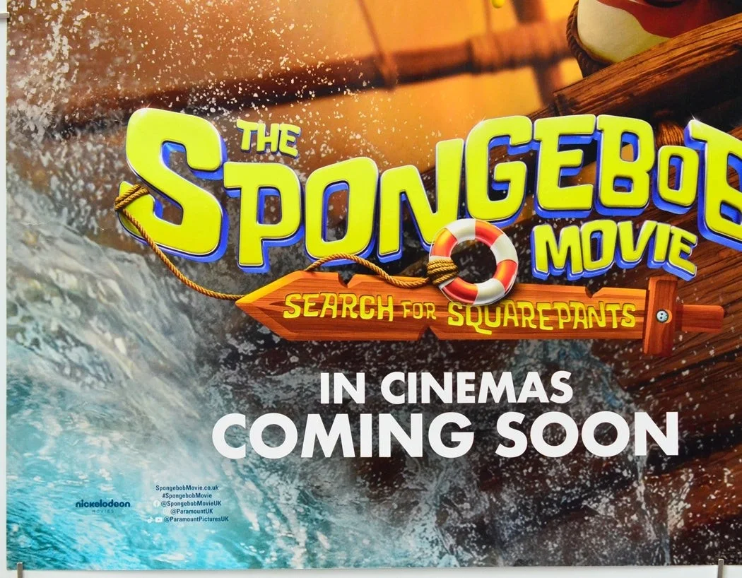 THE SPONGEBOB MOVIE: SEARCH FOR SQUAREPANTS (2025) Original Cinema Quad Poster, изображение 4